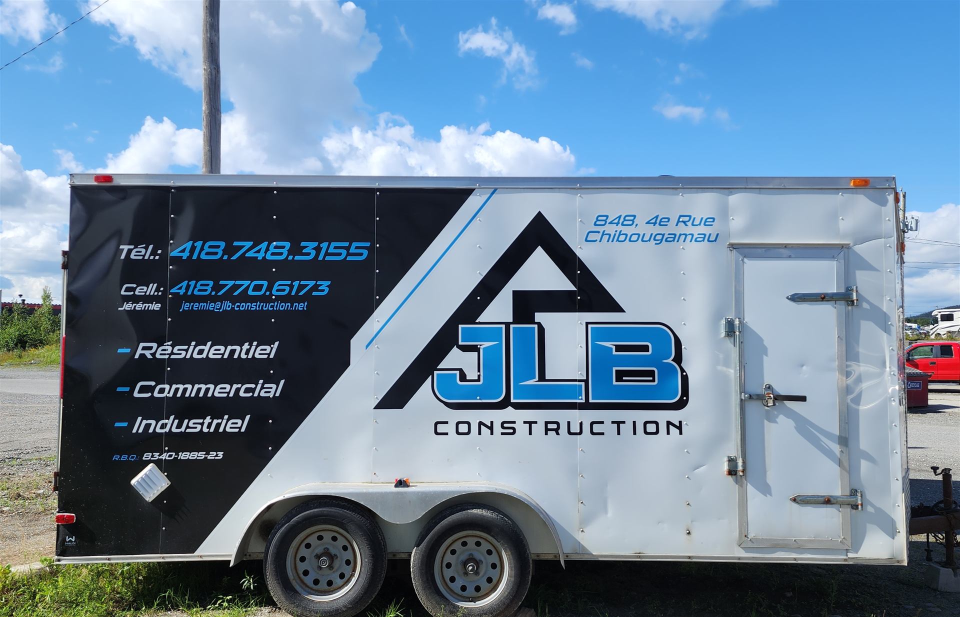 Remorque JLB Construction